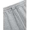 COOFANDY Mens 2 Pack Gym Workout Shorts 7 Inch Quick Dry Athletic Shorts Lightweight Running Shorts with Pockets(Khaki/Grey)