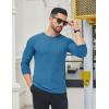 COOFANDY Men’s 2 Pack Muscle T-Shirt Stretch Long Sleeve Gym Workout Bodybuilding Training Tee Shirts Casual Hipster Tops(A-blue/Army Green)