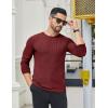 COOFANDY Men’s 2 Pack Muscle T-Shirt Stretch Long Sleeve Gym Workout Bodybuilding Training Tee Shirts Casual Hipster Tops(A-wine Red/Dark Grey)