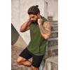 COOFANDY Men’s 2 Pack Workout Hooded Tank Tops Bodybuilding Muscle Cut Off T Shirt Sleeveless Gym Hoodies(Whitegreen)