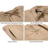 COOFANDY Men’s 2 Piece Linen Suits Set Regular Fit Casual Lightweight Blazer Jacket and Pants(Khaki)