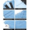 COOFANDY Men’s 2 Piece Suit Slim Fit One Button Tuxedo Jacket Pants for Wedding Prom Business(Sky Blue)