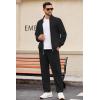 COOFANDY Mens 2 Piece Tracksuit Casual Sweatsuits Full Zip Track Suits Jogging Athletic Suit Sets(Black)