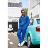 COOFANDY Mens 2 Piece Tracksuit Casual Sweatsuits Full Zip Track Suits Jogging Athletic Suit Sets(Blue)