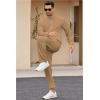 COOFANDY Mens 2 Piece Tracksuit Casual Sweatsuits Full Zip Track Suits Jogging Athletic Suit Sets(Camel/Khaki/Tan)