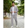 COOFANDY Mens 2 Piece Tracksuit Casual Sweatsuits Full Zip Track Suits Jogging Athletic Suit Sets(Light Grey)