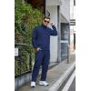 COOFANDY Mens 2 Piece Tracksuit Casual Sweatsuits Full Zip Track Suits Jogging Athletic Suit Sets(Navy)