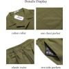 COOFANDY Men’s 2 Pieces Casual Beach Outfits Short Sleeve Button Down Shirts Summer Short Set(Army Green)