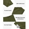 COOFANDY Men’s 2 Pieces Set Short Sleeve Casual Henley Shirts Beach Yoga Pants Summer Beach Outfit(Army Green)
