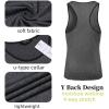 COOFANDY Men’s 3 Pack Gym Tank Tops Y-Back Workout Muscle Tee Sleeveless Fitness Bodybuilding T Shirts(01-black/Blue/Dark Grey)