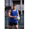 COOFANDY Men’s 3 Pack Quick Dry Workout Tank Top Gym Muscle Tee Fitness Bodybuilding Sleeveless T Shirt(Black/Red/Royal Blue)
