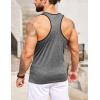 COOFANDY Men’s 3 Pack Tank Tops Cotton Performance Sleeveless Casual Classic T Shirts(Black/Army Green/Grey)
