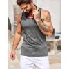 COOFANDY Men’s 3 Pack Tank Tops Cotton Performance Sleeveless Casual Classic T Shirts(Black/Army Green/Grey)