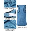 COOFANDY Men’s 3 Pack Tank Tops Cotton Performance Sleeveless Casual Classic T Shirts(Black/Blue/Navy Blue)