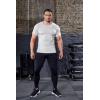 COOFANDY Men’s 3 Pack Workout T Shirts Short Sleeve Gym Bodybuilding Muscle Shirt Base Layer Fitness Tee Tops(White)
