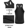 COOFANDY Men’s 3 Pack Workout Tank Tops Quick Dry Gym Sleeveless Muscle T Shirts Y Back Athlectic Tank Bodybuilding Top(Black/Black/Black)