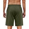 COOFANDY Mens Athletic Shorts Loose-fit Training Shorts Relaxed Fit Gym Shorts(1 Army Green)