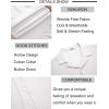 COOFANDY Mens Beach Shirt Short Sleeve Button Down Shirts Casual Cuban Collared Summer Vacation Tropical Shirts(White)