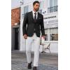 COOFANDY Men’s Blazer Business Suit Jacket Slim Fit Two Button Casual Sport Coats(Black)
