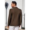 COOFANDY Men’s Blazer Business Suit Jacket Slim Fit Two Button Casual Sport Coats(Brown)