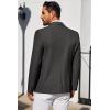 COOFANDY Men’s Blazer Business Suit Jacket Slim Fit Two Button Casual Sport Coats(Dark Grey)