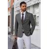 COOFANDY Men’s Blazer Business Suit Jacket Slim Fit Two Button Casual Sport Coats(Grey)