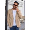 COOFANDY Men’s Blazer Business Suit Jacket Slim Fit Two Button Casual Sport Coats(Khaki)