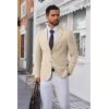 COOFANDY Men’s Blazer Business Suit Jacket Slim Fit Two Button Casual Sport Coats(Light Brown)