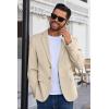 COOFANDY Men’s Blazer Business Suit Jacket Slim Fit Two Button Casual Sport Coats(Light Brown)
