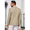 COOFANDY Men’s Blazer Business Suit Jacket Slim Fit Two Button Casual Sport Coats(Light Grey Khaki)