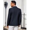 COOFANDY Men’s Blazer Business Suit Jacket Slim Fit Two Button Casual Sport Coats(Navy Blue)