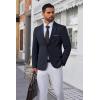 COOFANDY Men’s Blazer Business Suit Jacket Slim Fit Two Button Casual Sport Coats(Navy Blue)