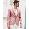 COOFANDY Men’s Blazer Casual Sport Coats Slim Fit One Button Suit Jacket Lightweight Sports Jacket(Brick Red)