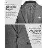COOFANDY Men’s Blazer Casual Sport Coats Slim Fit One Button Suit Jacket Lightweight Sports Jacket(Grey)