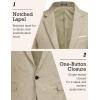 COOFANDY Men’s Blazer Casual Sport Coats Slim Fit One Button Suit Jacket Lightweight Sports Jacket(Light Khaki)