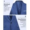 COOFANDY Men’s Blazer Casual Sport Coats Slim Fit One Button Suit Jacket Lightweight Sports Jacket(Royal Blue)