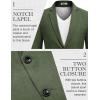 COOFANDY Men’s Blazer Casual Sport Coats Two Buttons Lightweight Suit Jacket(Army Green)