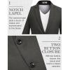 COOFANDY Men’s Blazer Casual Sport Coats Two Buttons Lightweight Suit Jacket(Dark Charcoal)