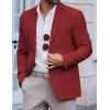 COOFANDY Men’s Blazer Casual Sport Coats Two Buttons Lightweight Suit Jacket(Red)