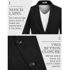 COOFANDY Men’s Blazer Casual Sport Coats Two Buttons Lightweight Suit Jacket(Solid Blazer – Black)