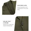 COOFANDY Mens Blazer Jacket One Button Casual Suit Jackets Stretch Knit Sport Coat(Army Green)