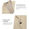 COOFANDY Mens Blazer Jacket One Button Casual Suit Jackets Stretch Knit Sport Coat(Champagne)