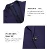 COOFANDY Mens Blazer Jacket One Button Casual Suit Jackets Stretch Knit Sport Coat(Navy Blue)