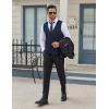 COOFANDY Men’s Business Suit Vests Slim Fit Formal Dress Waistcoat Groomsman Vest For Wedding(Navy Blue)