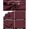 COOFANDY Mens Button Down Shirt Casual Untucked Shirts Long Sleeve Dress Shirt with Pocket(Wine Red)