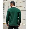 COOFANDY Mens Cardigan Sweaters Long Sleeve V Neck Cardigans Lightweight Knitted Button Down Sweaters with Pockets(Green)