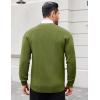 COOFANDY Men’s Cardigan Sweaters with Button Lightweight Casual V Neck Long Sleeve Pockets Knitted Sweater(Army Green)