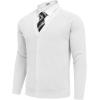 COOFANDY Men’s Cardigan Sweaters with Button Lightweight Casual V Neck Long Sleeve Pockets Knitted Sweater(White)