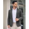 COOFANDY Men’s Casual Blazer Jacket One Button Suit Jackets Lightweight Knit Sport Coat(Dark Gray)