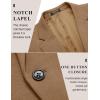 COOFANDY Men’s Casual Blazer Jacket One Button Suit Jackets Lightweight Knit Sport Coat(Khaki)